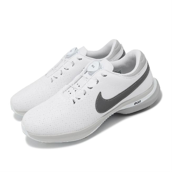 Nike 高爾夫球鞋 Air ZM Victory Tour 3 Boa Wide 男鞋 女鞋 寬楦 白灰