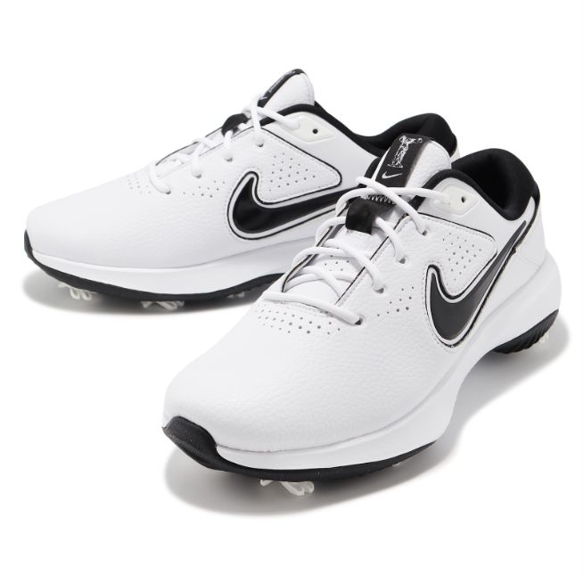 Nike 高爾夫球鞋 Victory Pro 3 Wide NN 男鞋 女鞋 寬楦 白 黑 防潑水 可拆釘