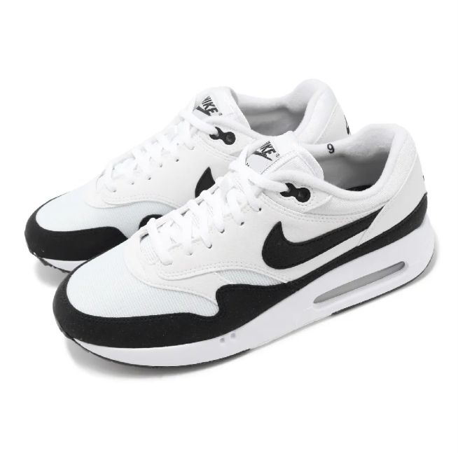 Nike 高爾夫球鞋 Air Max 1 86 OG G 男鞋 女鞋 白 藍 防潑水 氣墊 麂皮