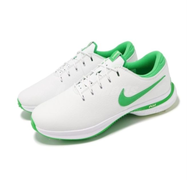 Nike 高爾夫球鞋 Air Zoom Victory Tour 3 男鞋 寬楦 白 綠 防水鞋面 氣墊 抓地