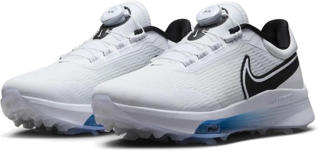 Nike 高爾夫球鞋 Air ZM Infinity TR Next% Boa 寬楦 男鞋 白 防潑水